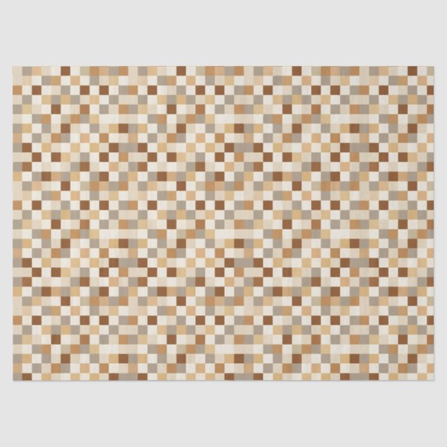 Papel De Seda Tablero de ajedrez (Anverso)