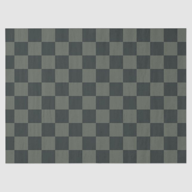 Papel De Seda Tablero verde oscuro (Anverso)