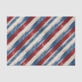 Papel De Seda Tablones de madera rústica patriótica