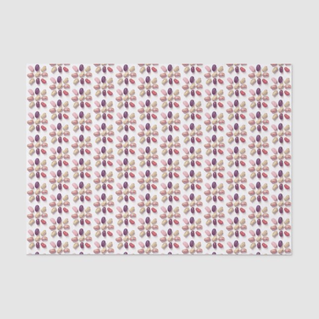 Papel De Seda TAC TIC TOE JELLY BEANS Tissue Paper (Anverso)