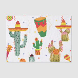 Papel De Seda Taco mexicano sobre amor a favor de la fiesta de l