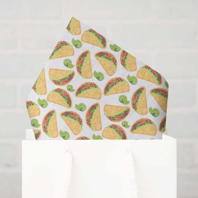Papel De Seda Tacos Tissue Paper (Bolsa de regalo)