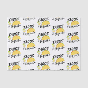 Papel De Seda Tacos y tequila