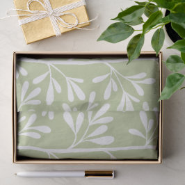 Papel De Seda Tallos de jardín Zen brillantes botánicos minimali
