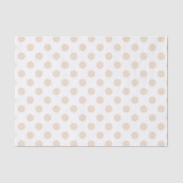 Papel De Seda Tan polka puntos