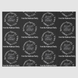 Papel De Seda Tan solo vibraciones negras y blancas Feliz Hallow