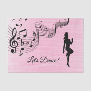 Papel De Seda Tap Dance Pink