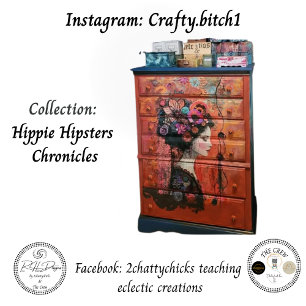 Papel De Seda Tapiz Bohemio Hippie Decoupage