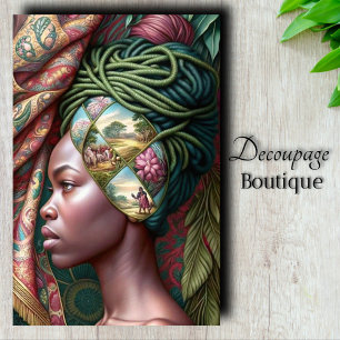 Papel De Seda Tapiz de Historia Decoupage