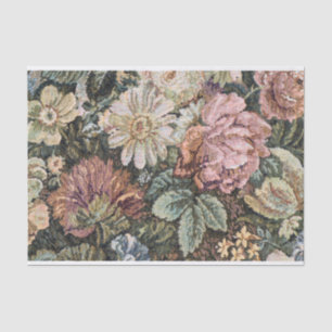 Papel De Seda Tapiz floral vintage