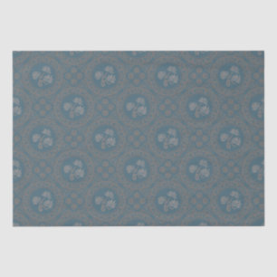 Papel De Seda Tapiz Mocha Rococo Mandala Elegante Tile Diamante