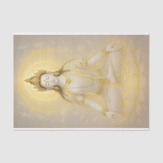 Papel De Seda Tara blanco (Anverso)