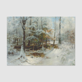 Papel De Seda Tarde De Invierno Tranquila, Desnudo