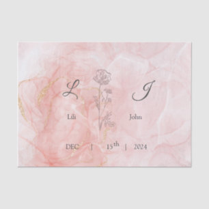 Papel De Seda tarjeta de invitación