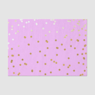 Papel De Seda Tarjetas de Tarjeta Personalizadas con Confeti de