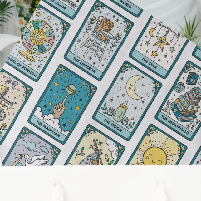 Papel De Seda Tarot Cards Baby Shower (Subido por el creador)