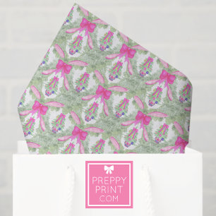 Papel De Seda Tarro de jengibre de arco rosa caliente de acuarel