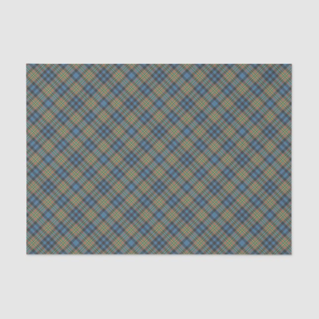 Papel De Seda Tartan Antiguo del Clan MacLellan (Anverso)