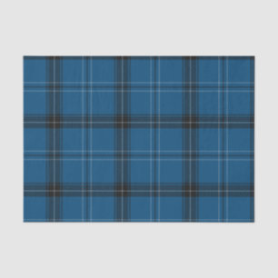 Papel De Seda Tartan Azul Ramsay Blue Escocés