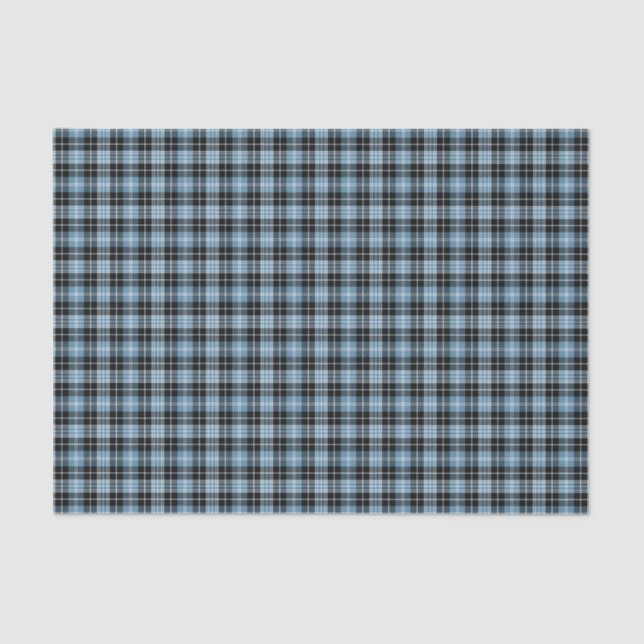 Papel De Seda Tartán de Clark del clan (Anverso)