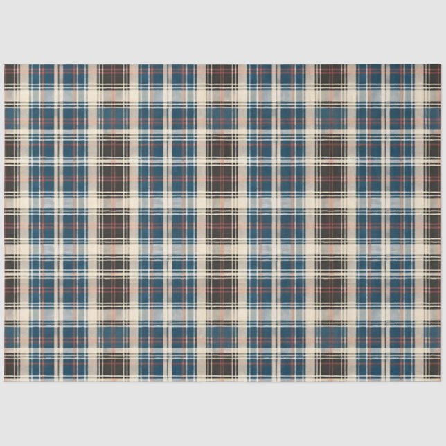 Papel De Seda Tartán de la Antigua Escocia (Anverso)