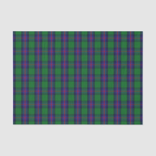 Papel De Seda Tartán de Shaw del clan (Anverso)