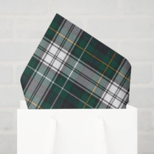 Papel De Seda Tartan de Vestir del Clan Campbell Verde Azul Esco