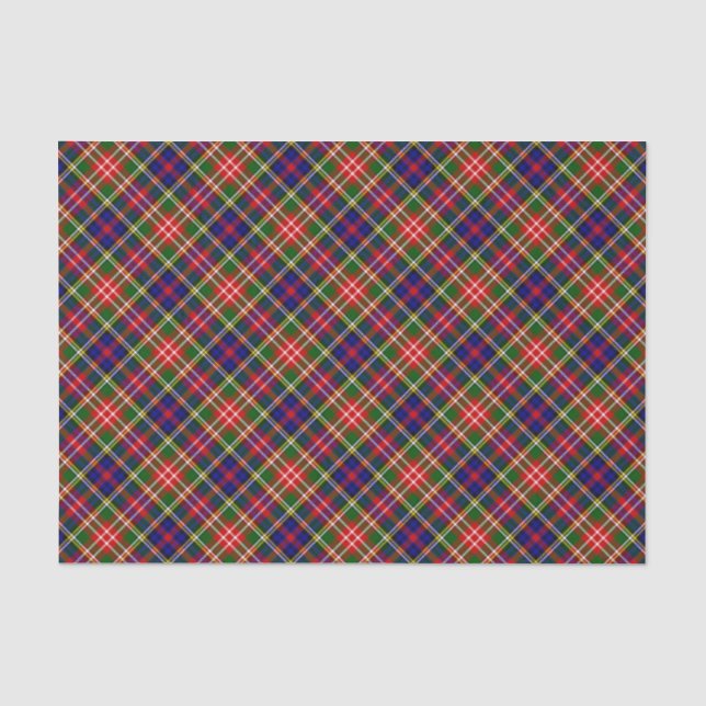 Papel De Seda Tartan del Clan Christie (Anverso)