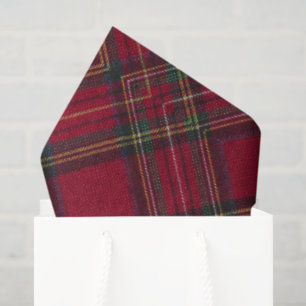 Papel De Seda Tartan Escocés Tradicional de Inverness