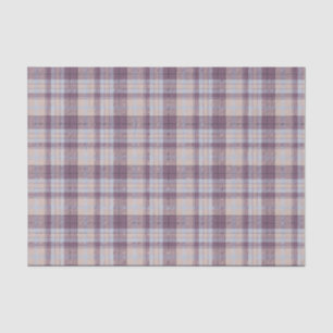 Papel De Seda Tartán morado