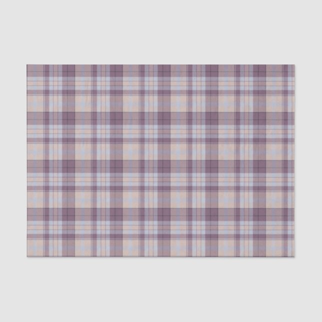 Papel De Seda Tartán morado (Anverso)