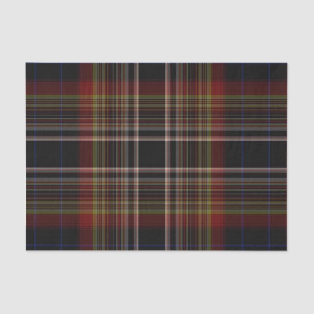 Papel De Seda Tartan Plaid (Anverso)