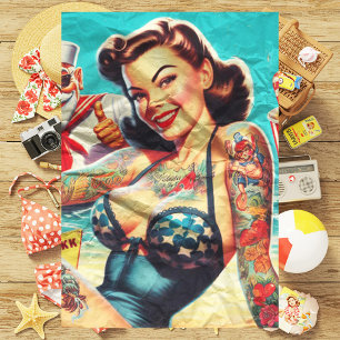 Papel De Seda Tattooed Beach Pin-up