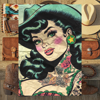 Papel De Seda Tattooed Cowgirl