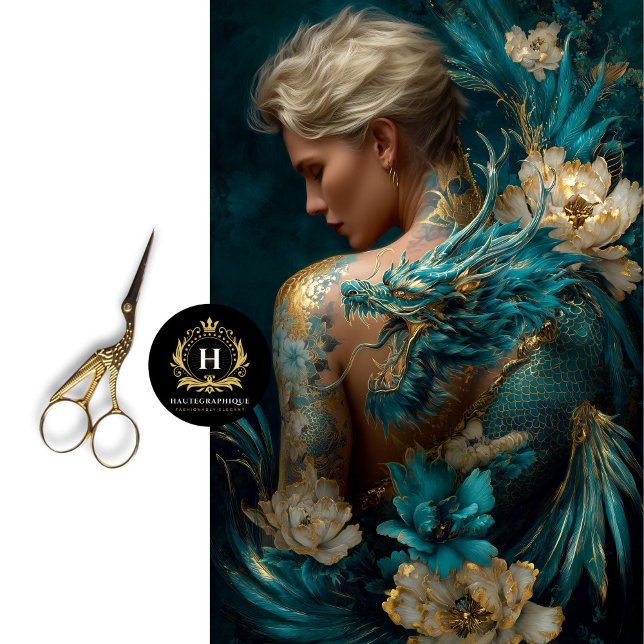 Papel De Seda Tattooed Woman Dragon Fantasy Tissue Paper (Subido por el creador)