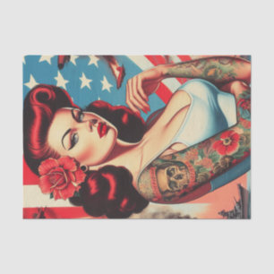Papel De Seda Tatuaje de cosecha caliente