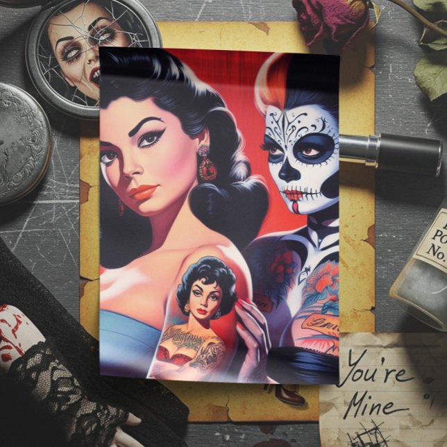 Papel De Seda Tatuajes antiguos de chicas pin-up (Subido por el creador)
