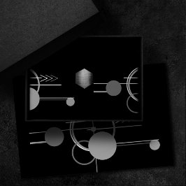 Papel De Seda Tatuajes Art Deco Moderno | Minimalismo monocromo