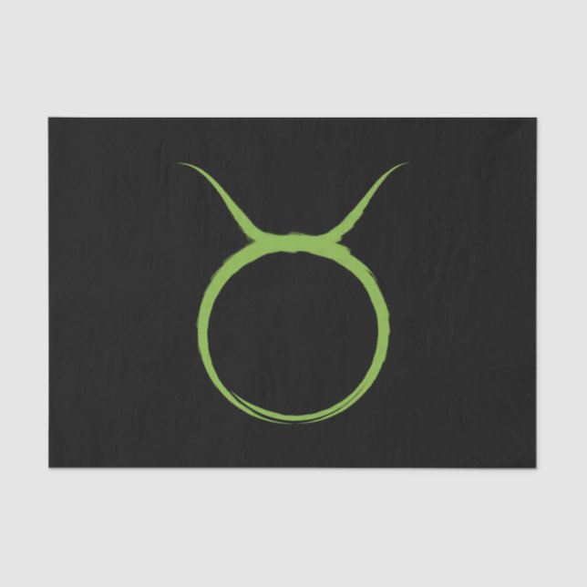 Papel De Seda TAURUS Bull April May Astrología Zodiac Fiesta (Anverso)