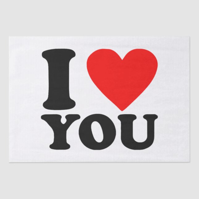 Papel De Seda Te Amo (Anverso)