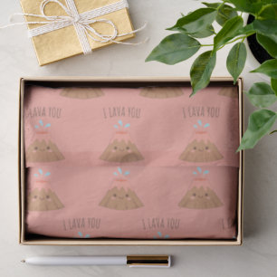 Papel De Seda 'Te Amo con Fuego' Regalo Romántico Divertido para