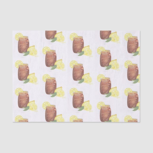 Papel De Seda Té dulce con limón (Anverso)