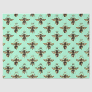 Papel De Seda Tea Garden Bee Series Design 11 Tejido
