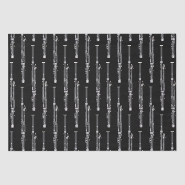 Papel De Seda Teatro de música de Bassoon Woodwind (Anverso)