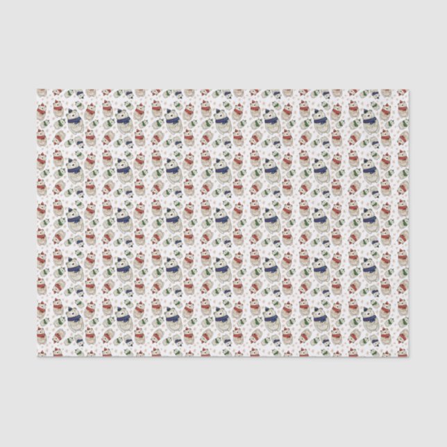 Papel De Seda Teddy Bear Tissue Paper (Anverso)