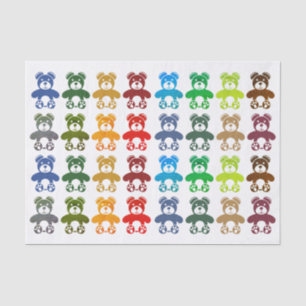 Papel De Seda Teddy Bear Tissue Paper