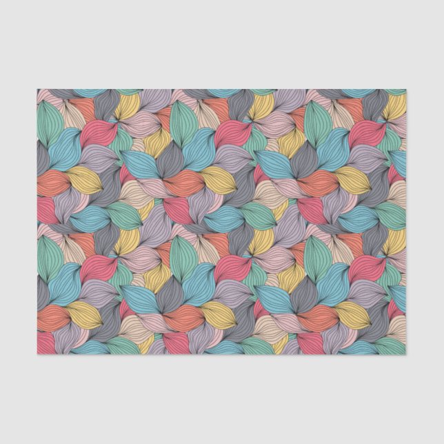 Papel De Seda Tejer Hilos Doodle  (Anverso)