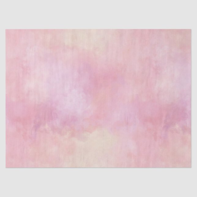 Papel De Seda Tejido amarillo rosado Rubor (Anverso)