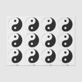 Papel De Seda Tejido de ajuste de regalo de Ying Yang