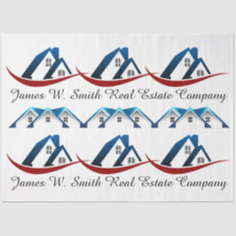 Papel De Seda Tejido de ajuste de regalo personalizado inmobilia